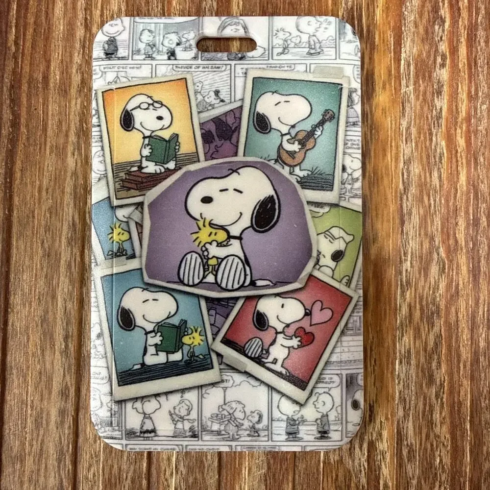 Snoopy Badge ID Holder